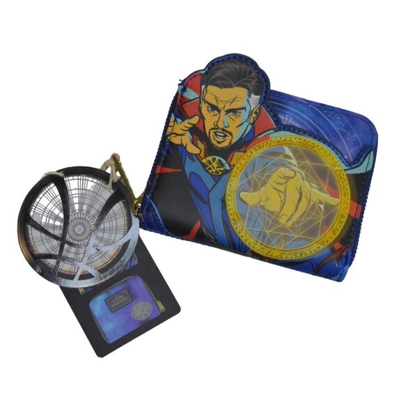 Loungefly Handbags - Loungefly Doctor Strange Multiverse Of Madness Wallet With Zip Closure & Card Ho